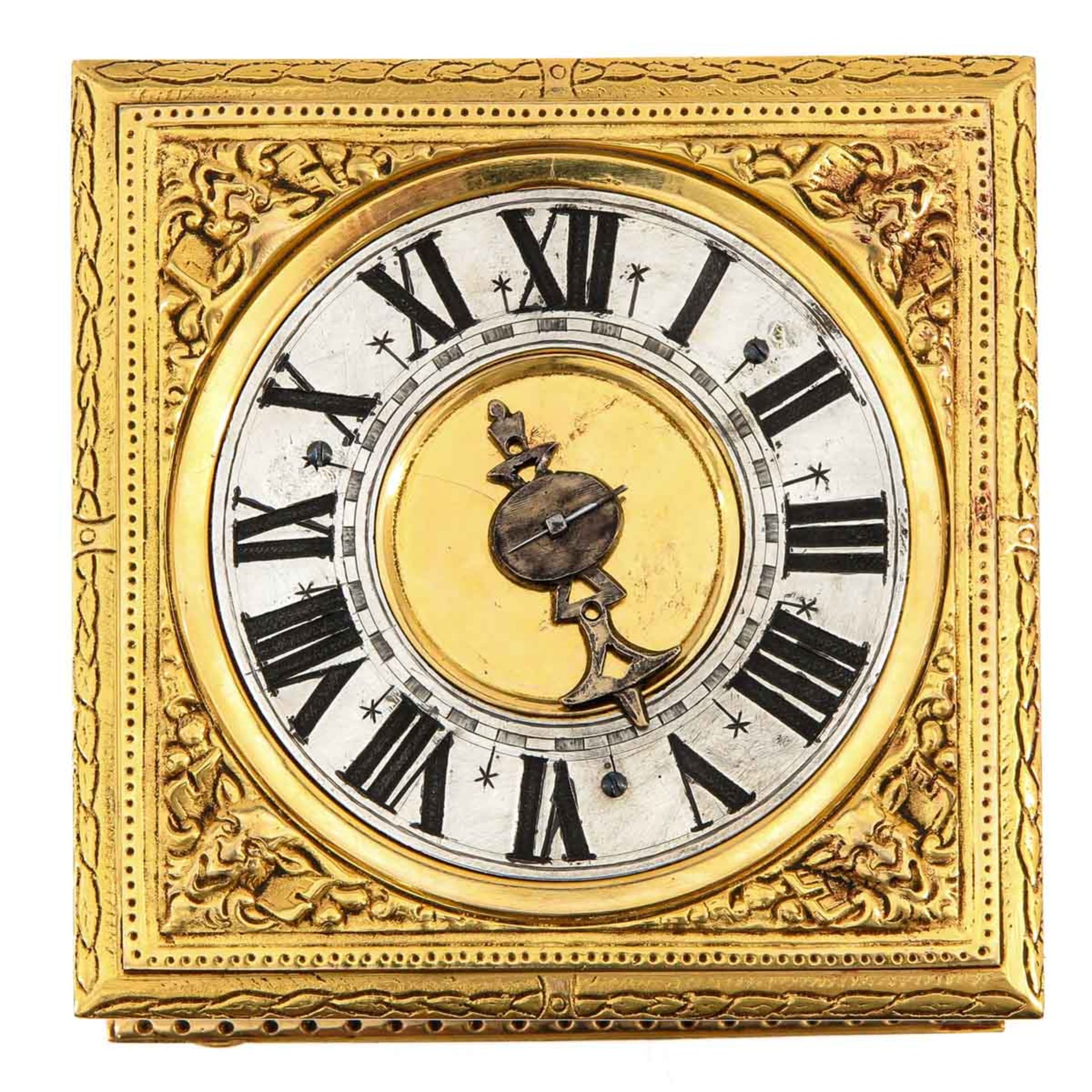 A 17th Century German Box Clock Signed Melchior Hoffman - Bild 6 aus 9