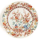 A Polychrome Decor Plate