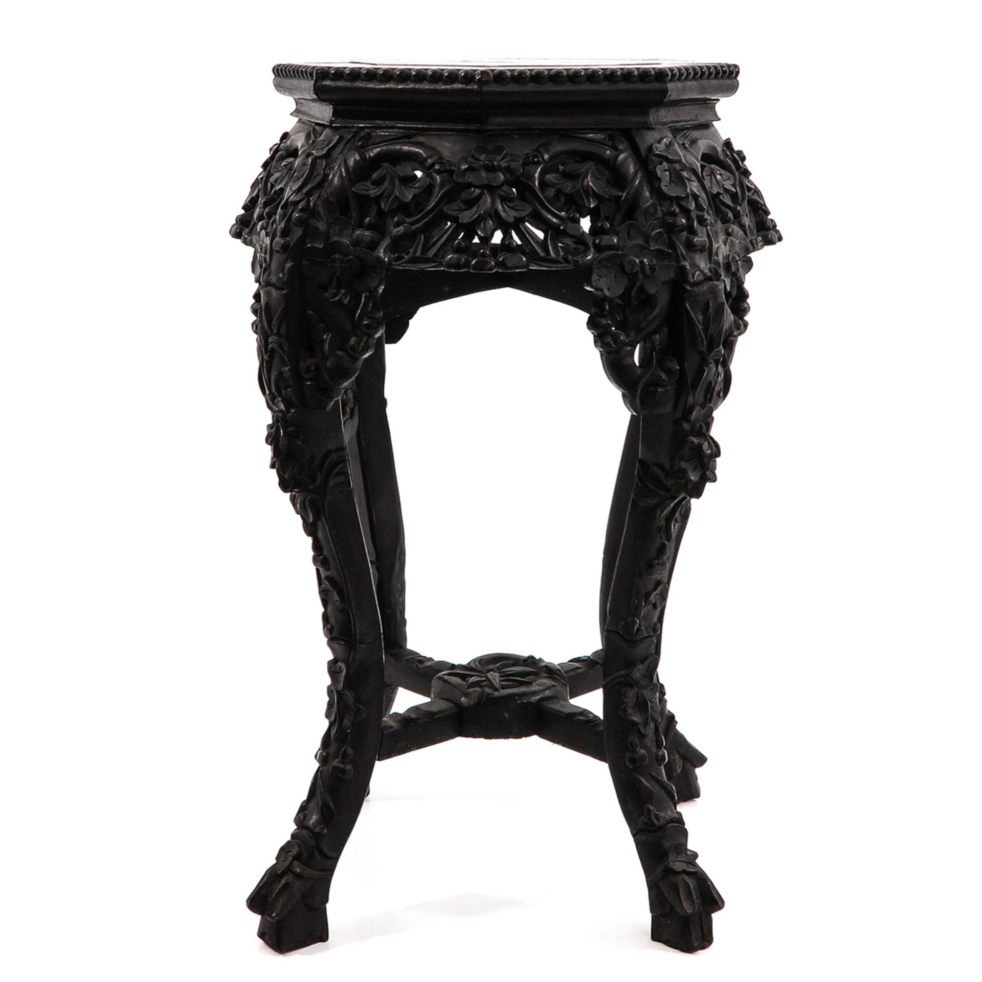 A Carved Marble Top Table - Image 4 of 5