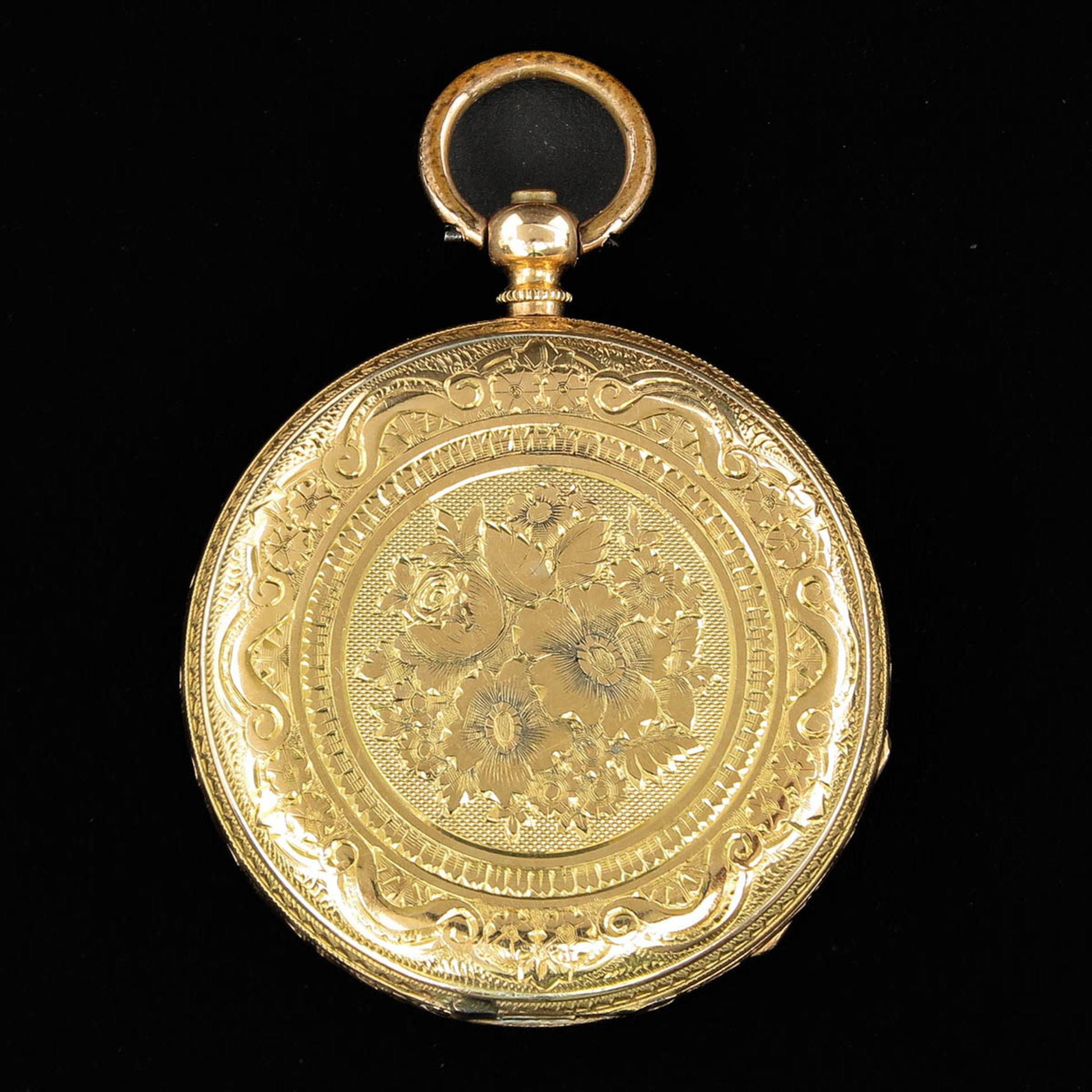 A Gold Pocket Watch - Bild 2 aus 6