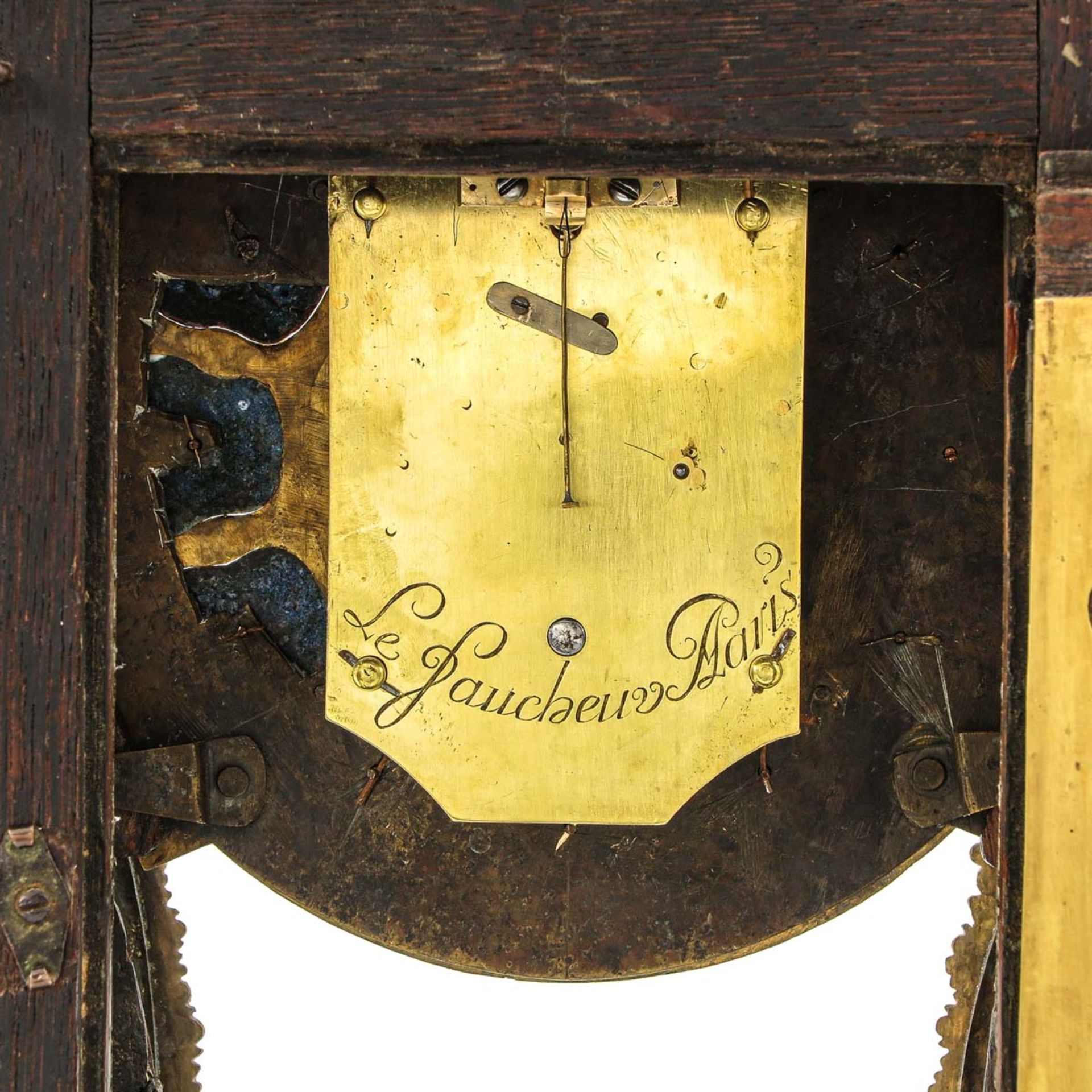 A Neuchatel Clock Signed Gaucheuv Paris - Image 7 of 7
