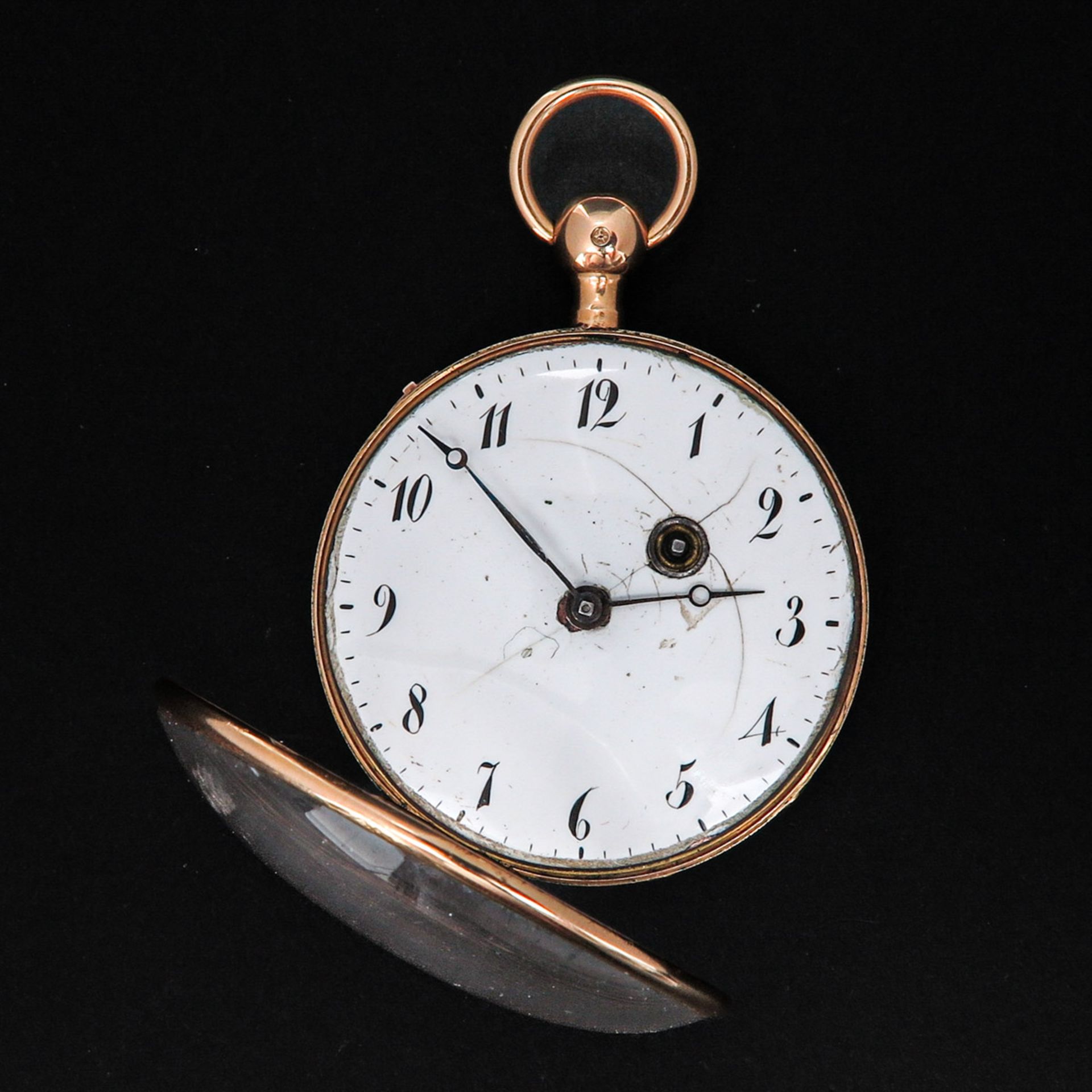 A Gold Pocket Watch Signed Thomas Keller Circa 1820 - Bild 3 aus 7