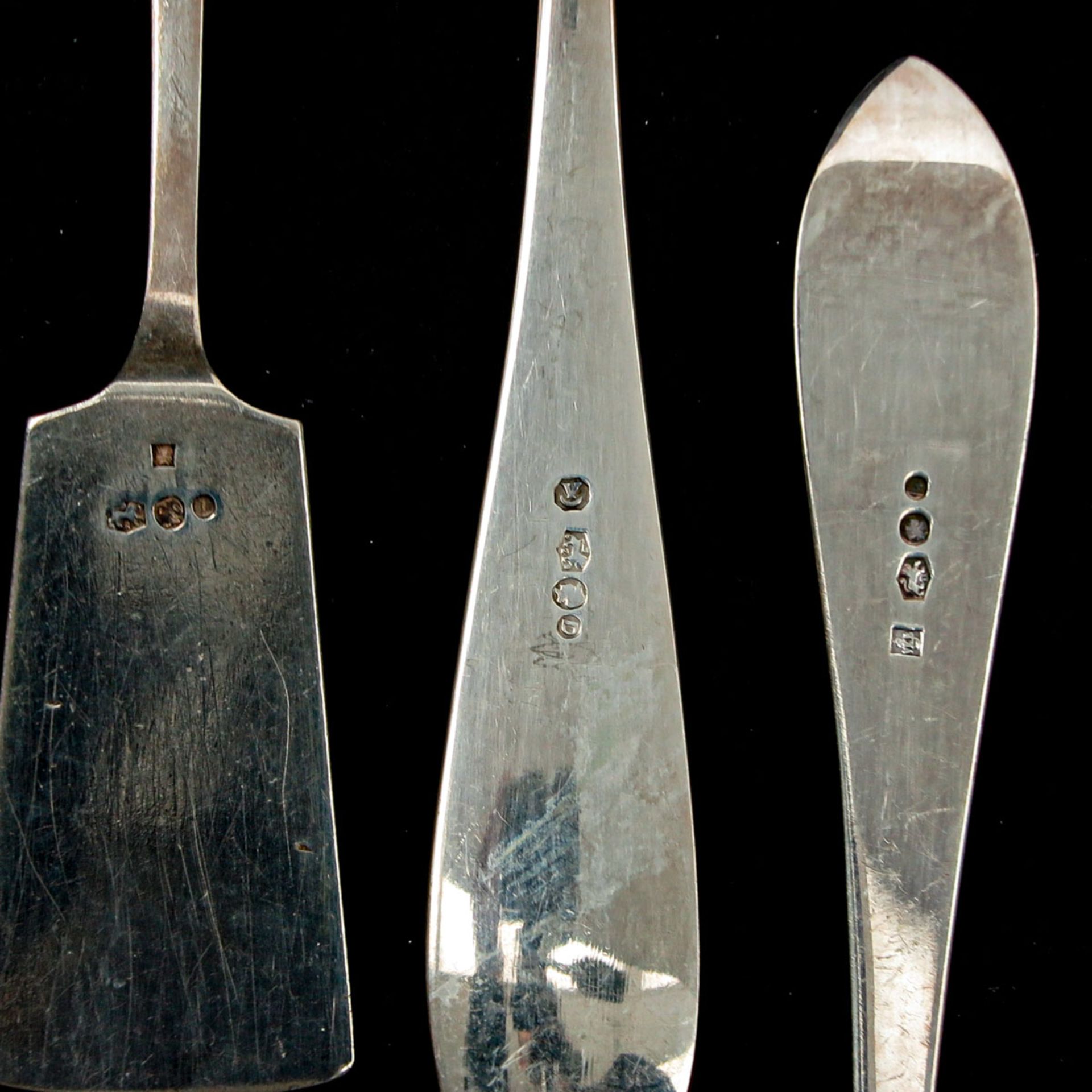 A Collection of Dutch Silver Cutlery - Bild 6 aus 8