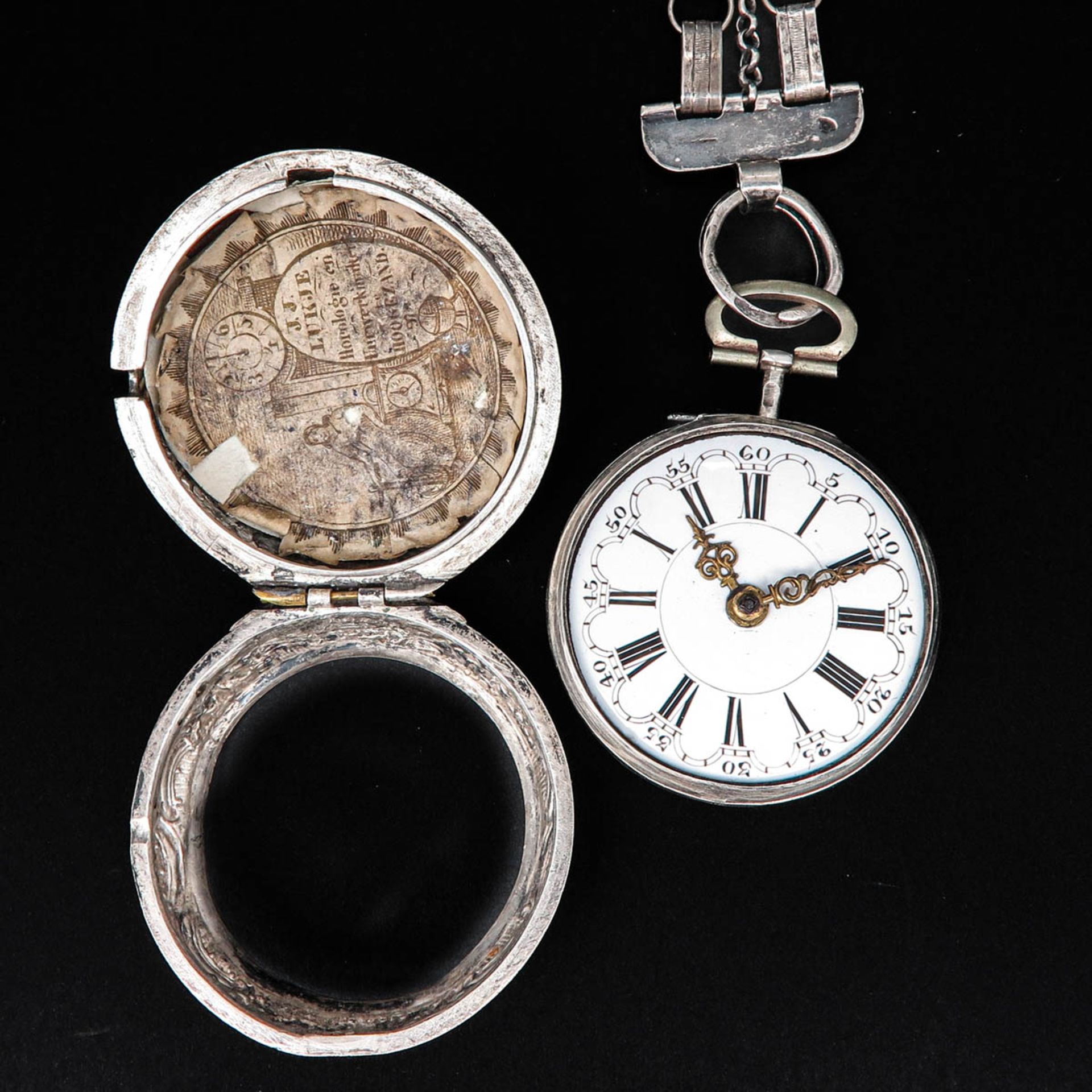 A Silver Pocket Watch Signed P. Butt London - Bild 3 aus 9