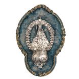 A 18th - 19th Century Silver Holy Water Font