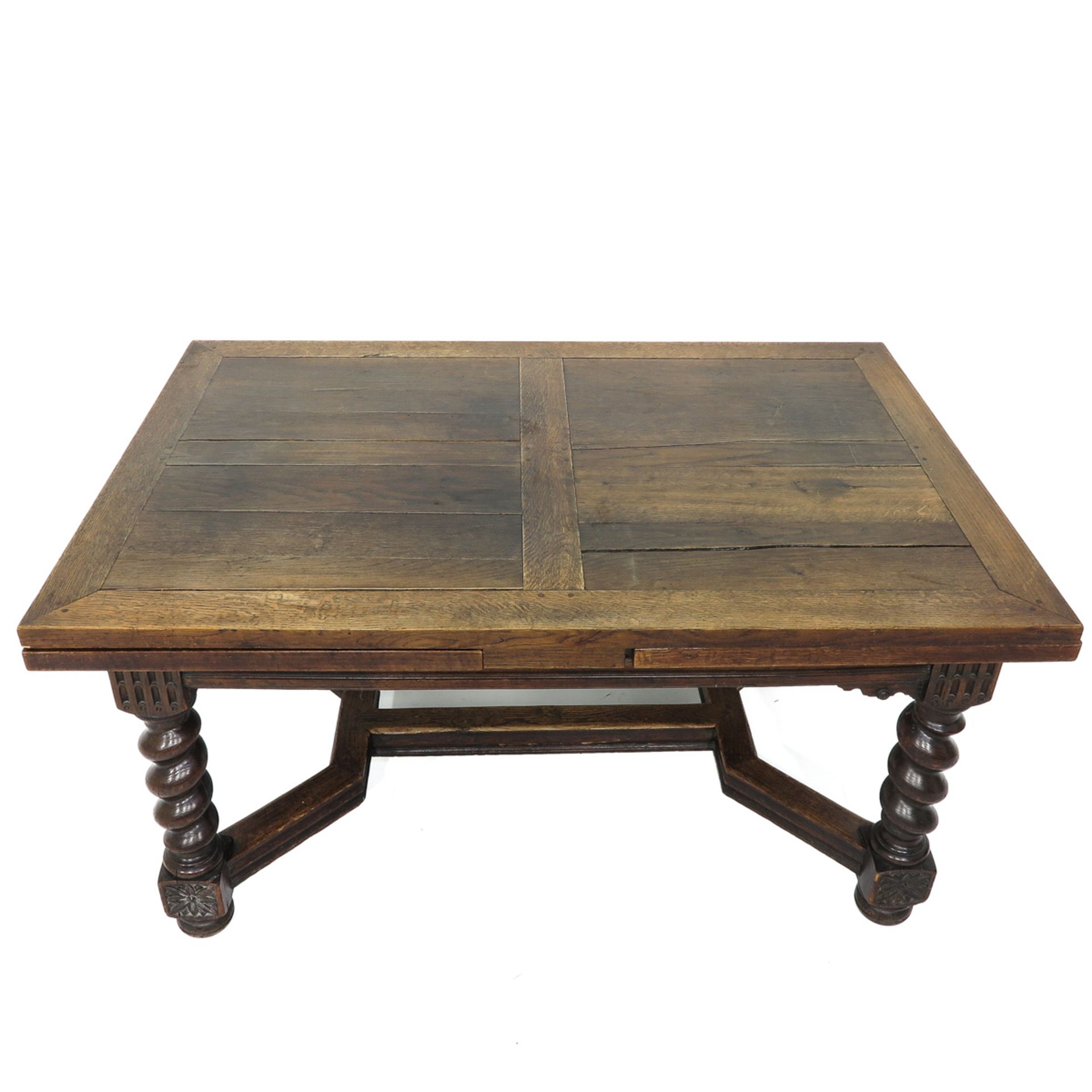 A 19th Century Oak Extension Table - Image 6 of 9
