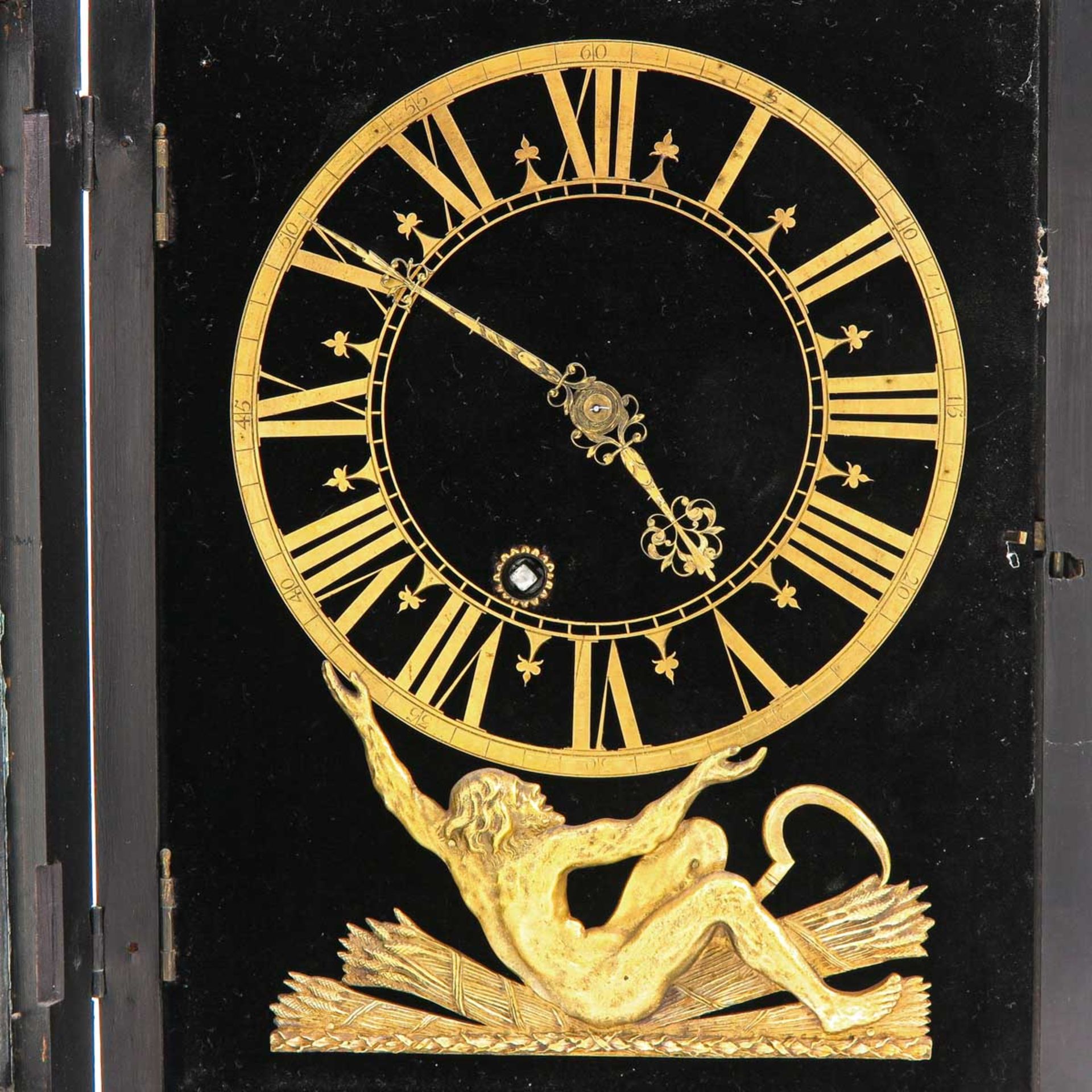 A 17th Century Hague Clock or Haagsche Klok Signed Pieter Visbagh - Image 6 of 9
