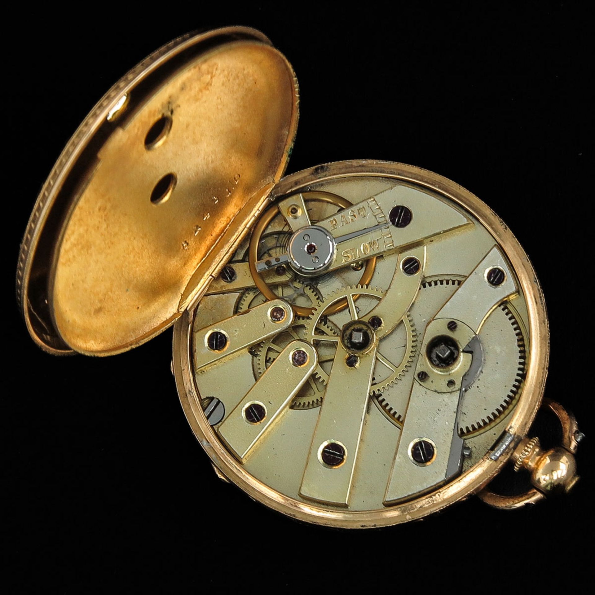 A Gold Pocket Watch - Bild 4 aus 6