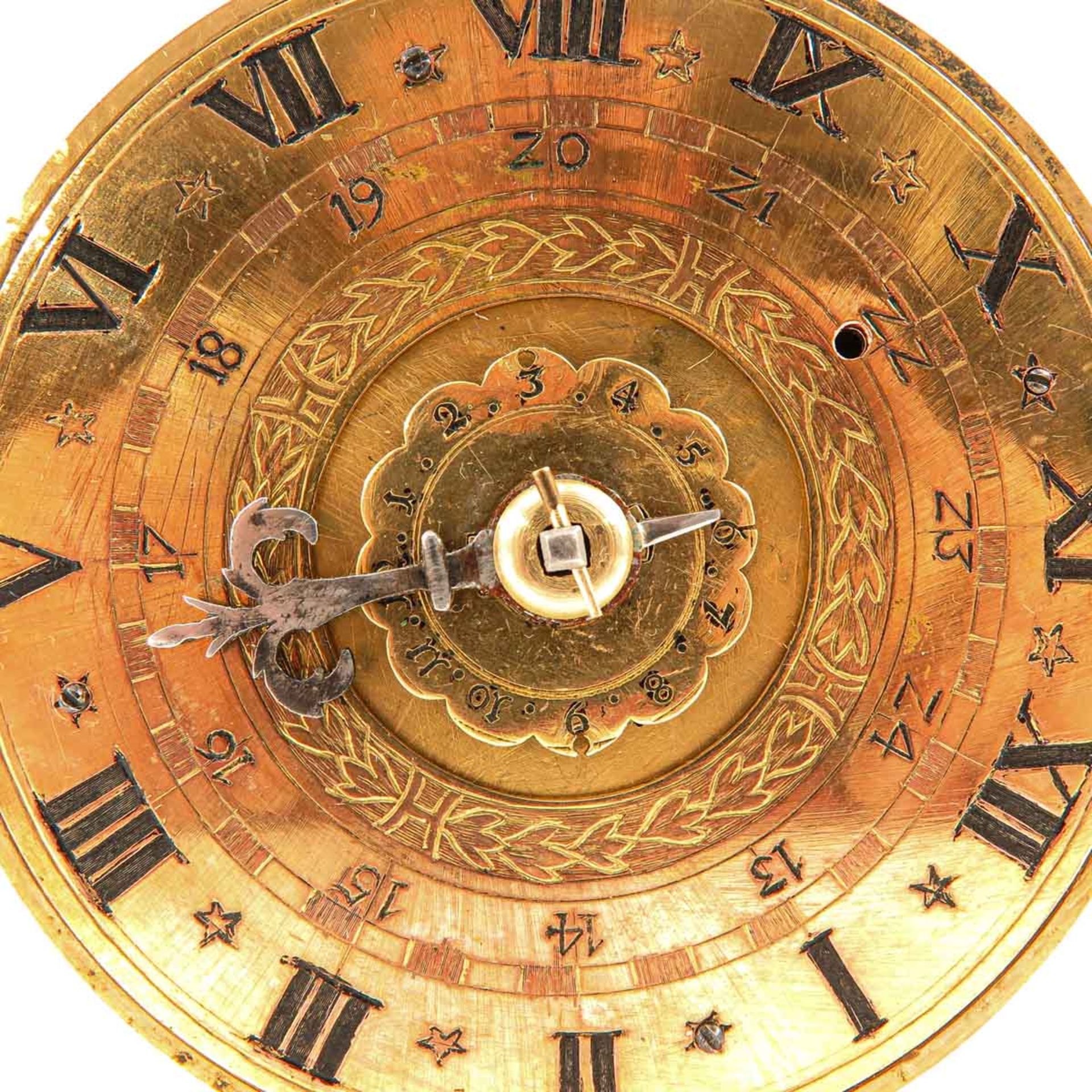 A 17th Century German Box Clock Signed JB - Image 9 of 9