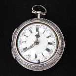 A Silver Pocket Watch Signed Witter London Circa 1760