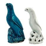 A Pair of Parrot Sculptures