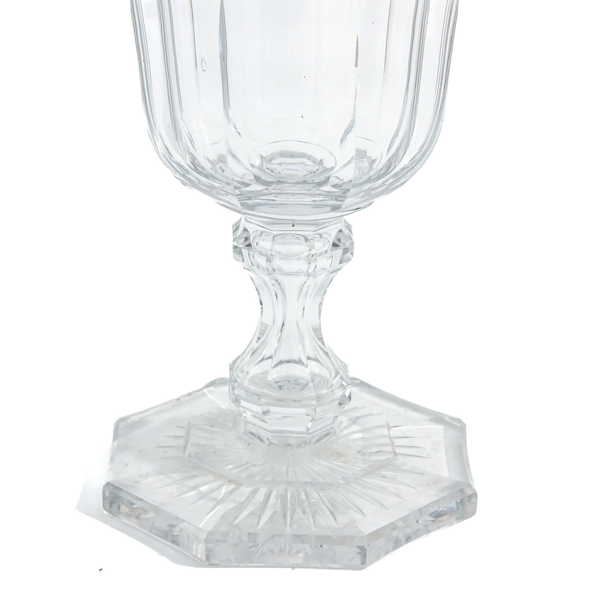 A Lot of 2 19th Century Crystal Coupes - Bild 8 aus 8