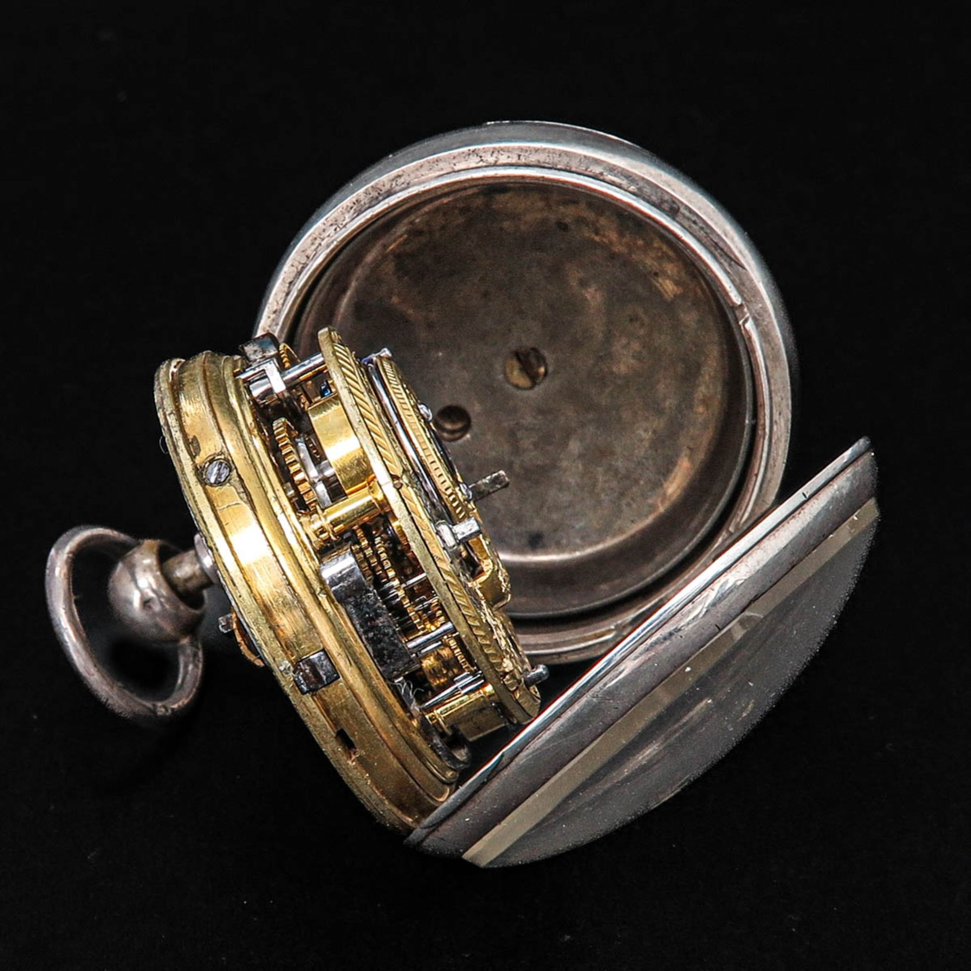 A Silver Pocket Watch Signed W. Allam London Circa 1770 - Bild 8 aus 9