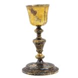 A Gold Plated Silver Chalice