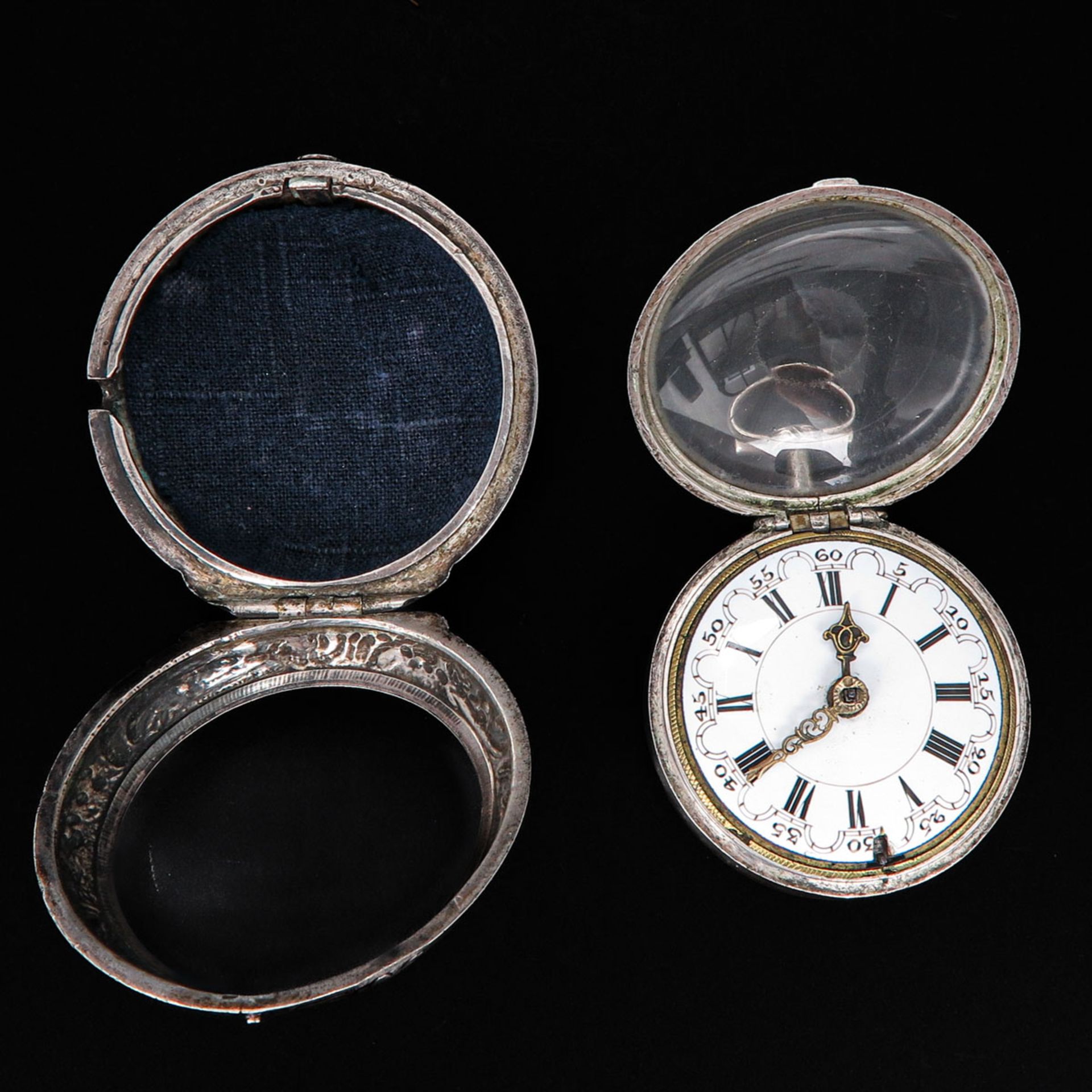 A Silver Pocket Watch Signed Witter London Circa 1760 - Bild 2 aus 9