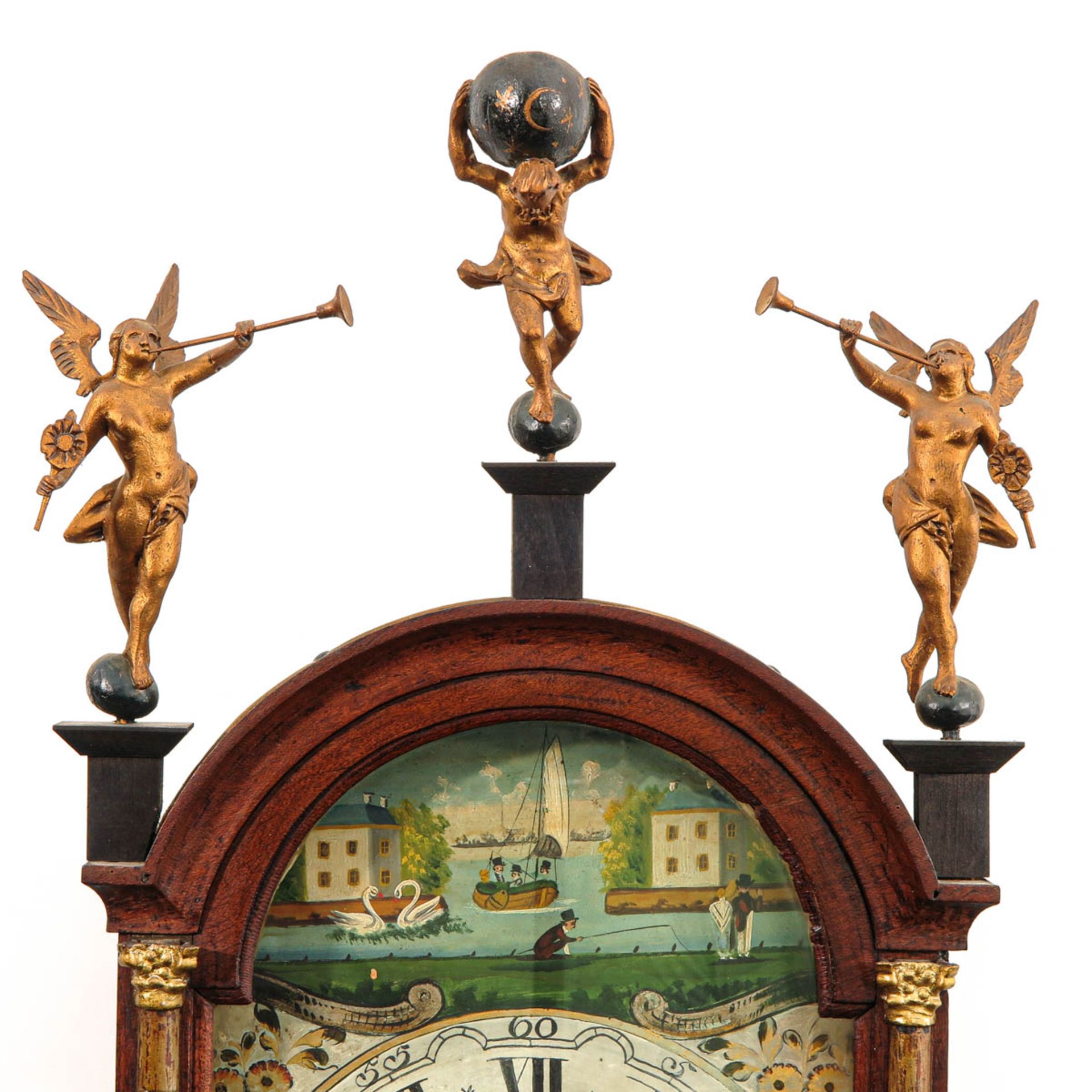 A 19th Century Friesland Wall Clock - Bild 7 aus 9
