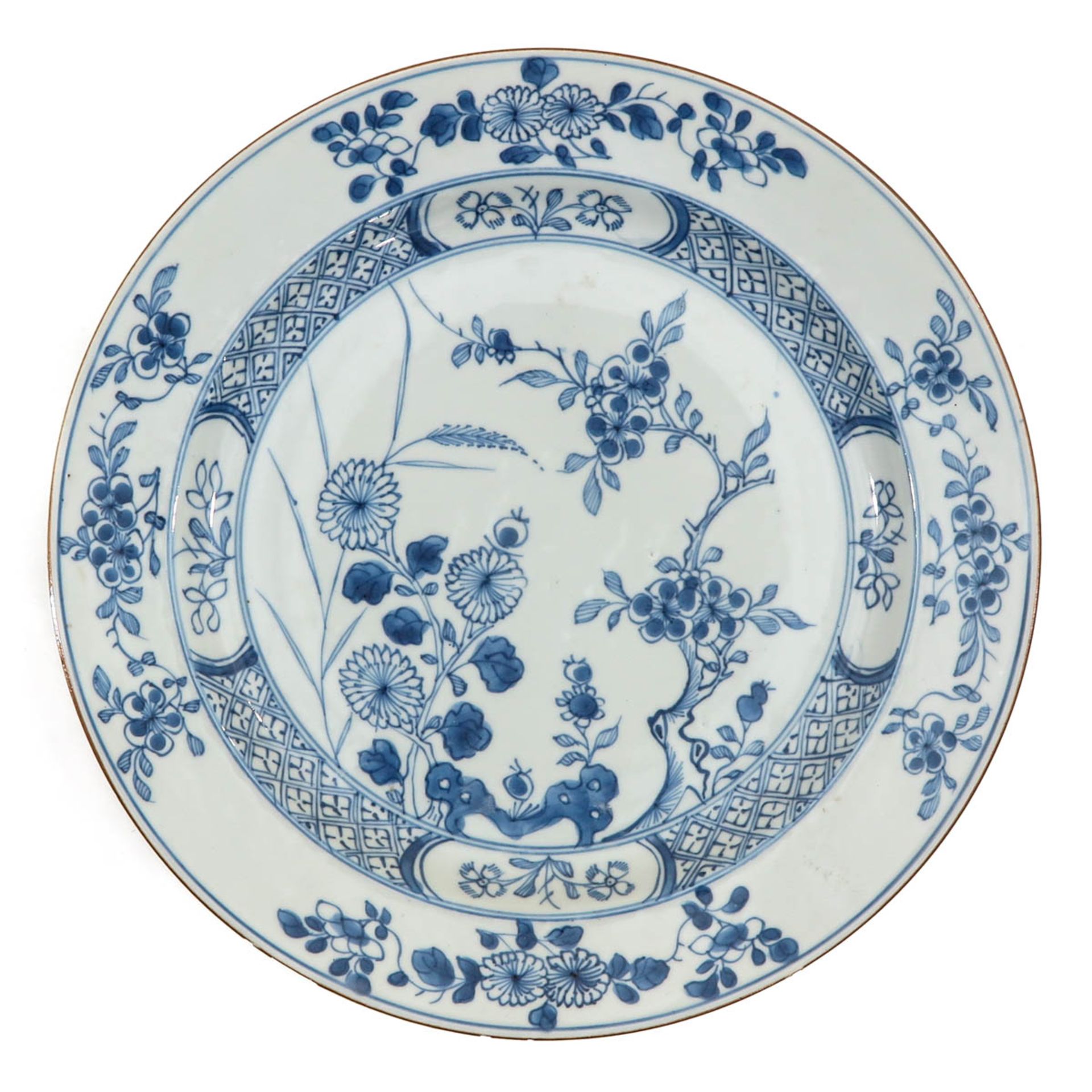 A Lot of 2 Blue and White Plates - Image 5 of 9