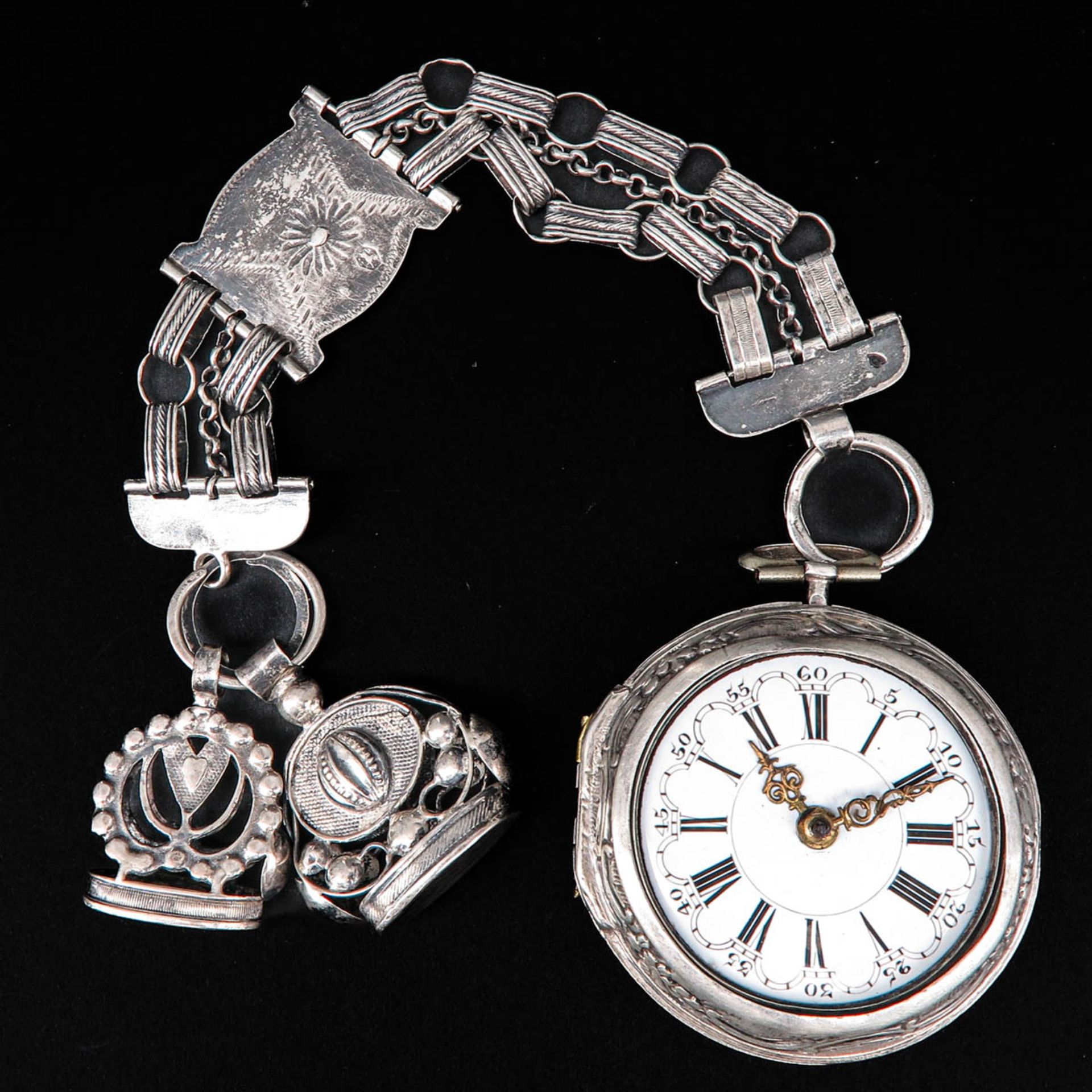 A Silver Pocket Watch Signed P. Butt London - Bild 2 aus 9