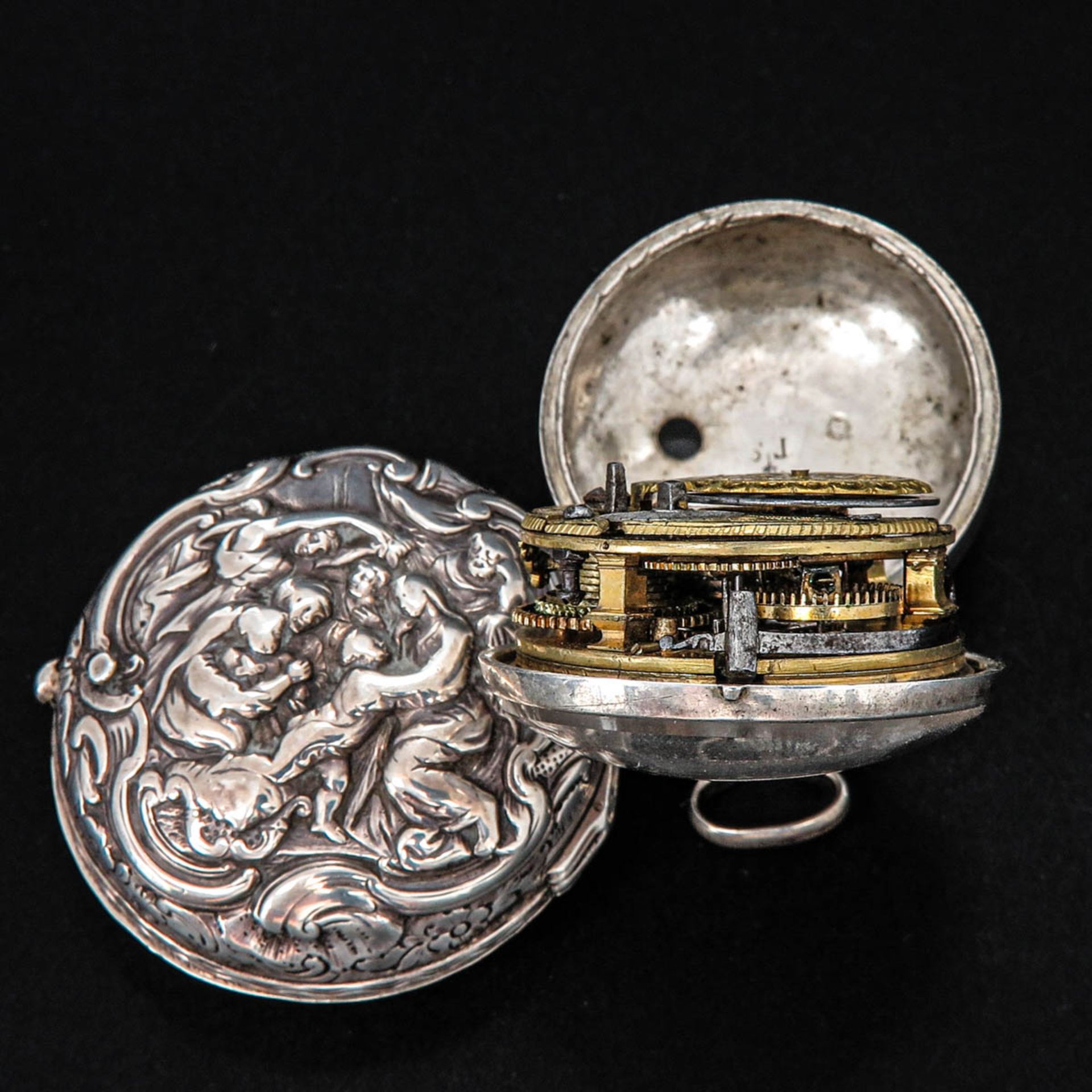 A Silver Pocket Watch Signed Weldon London Circa 1770 - Bild 8 aus 8