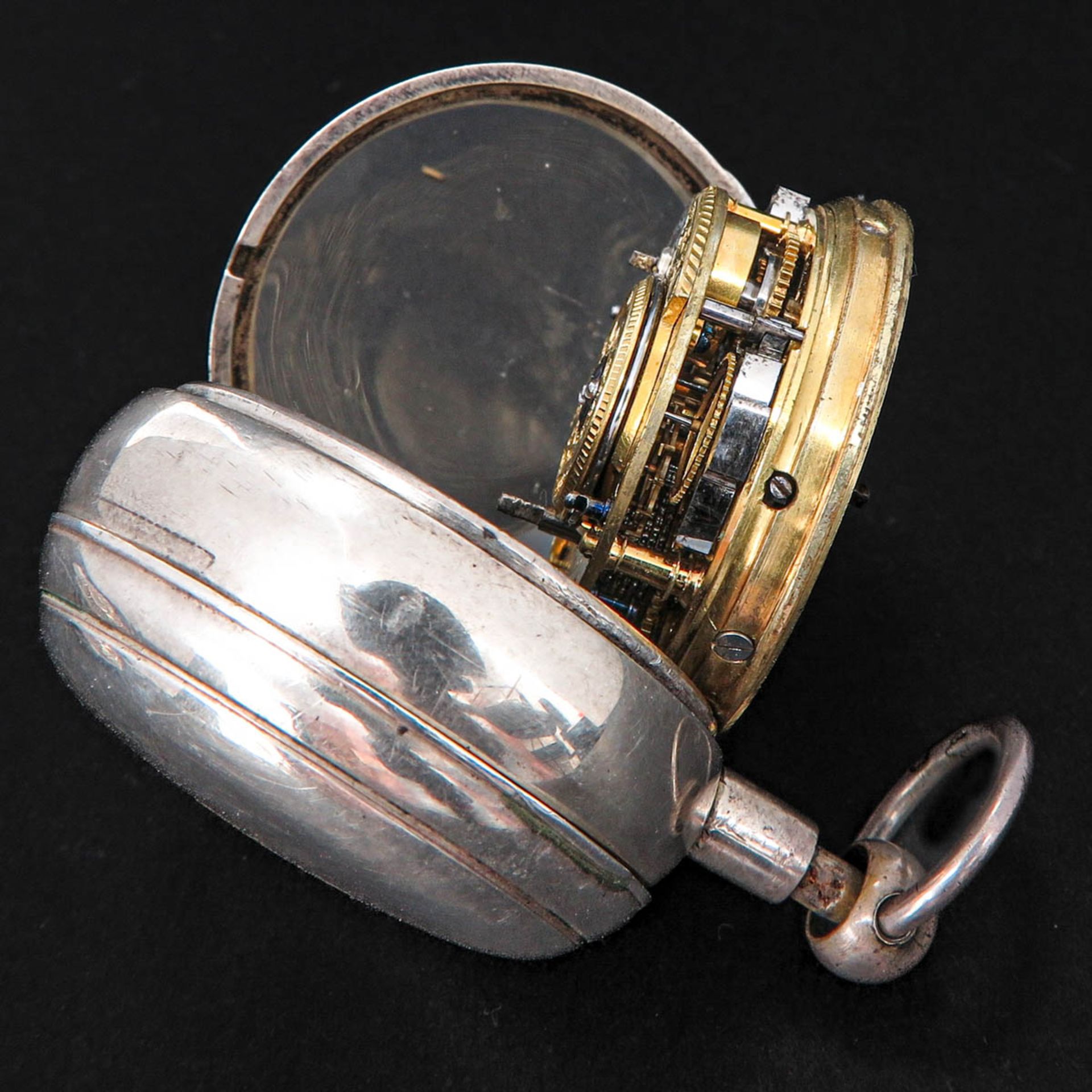 A Silver Pocket Watch Signed W. Allam London Circa 1770 - Bild 9 aus 9