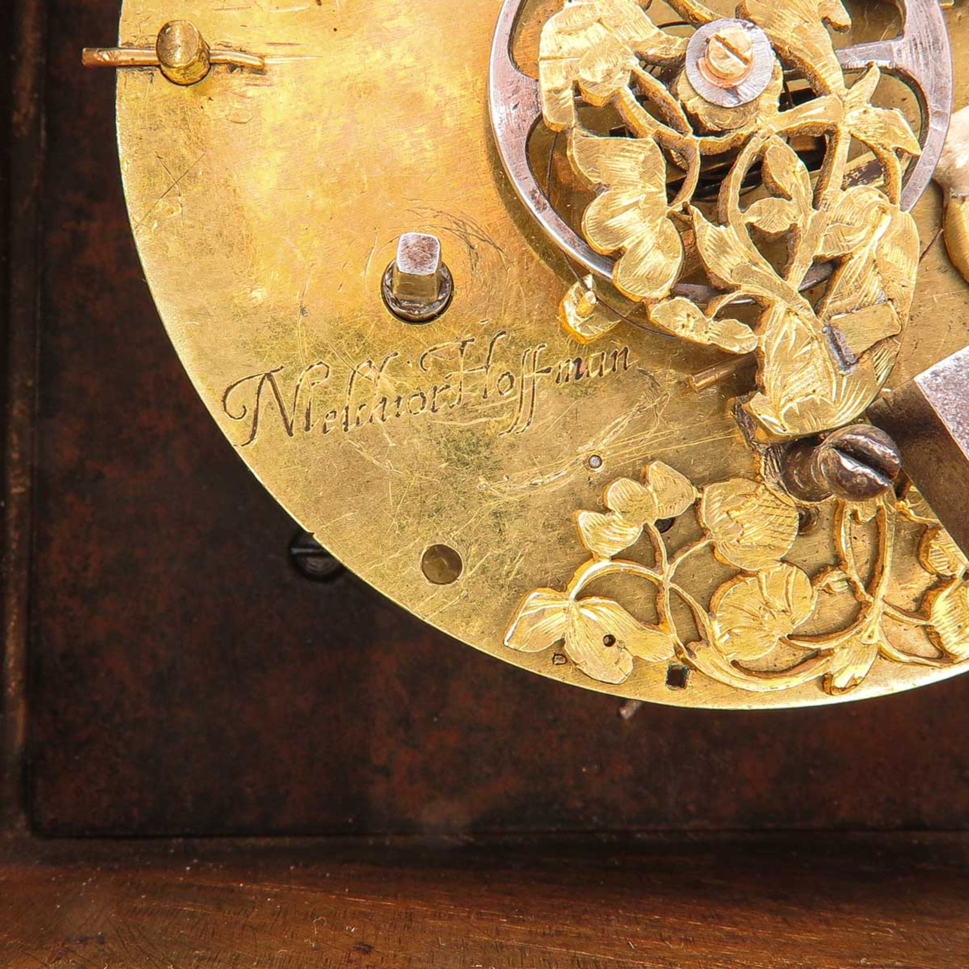 A 17th Century German Box Clock Signed Melchior Hoffman - Bild 9 aus 9