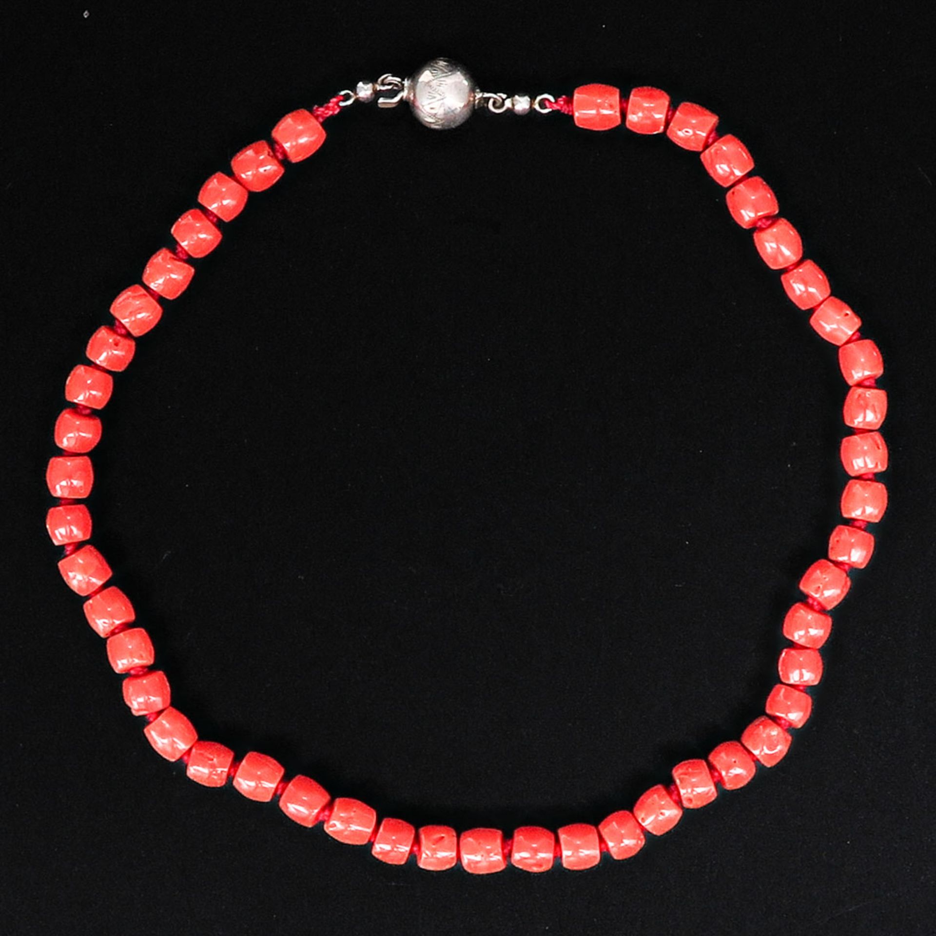 A Collection of Red Coral Jewelry - Image 7 of 7