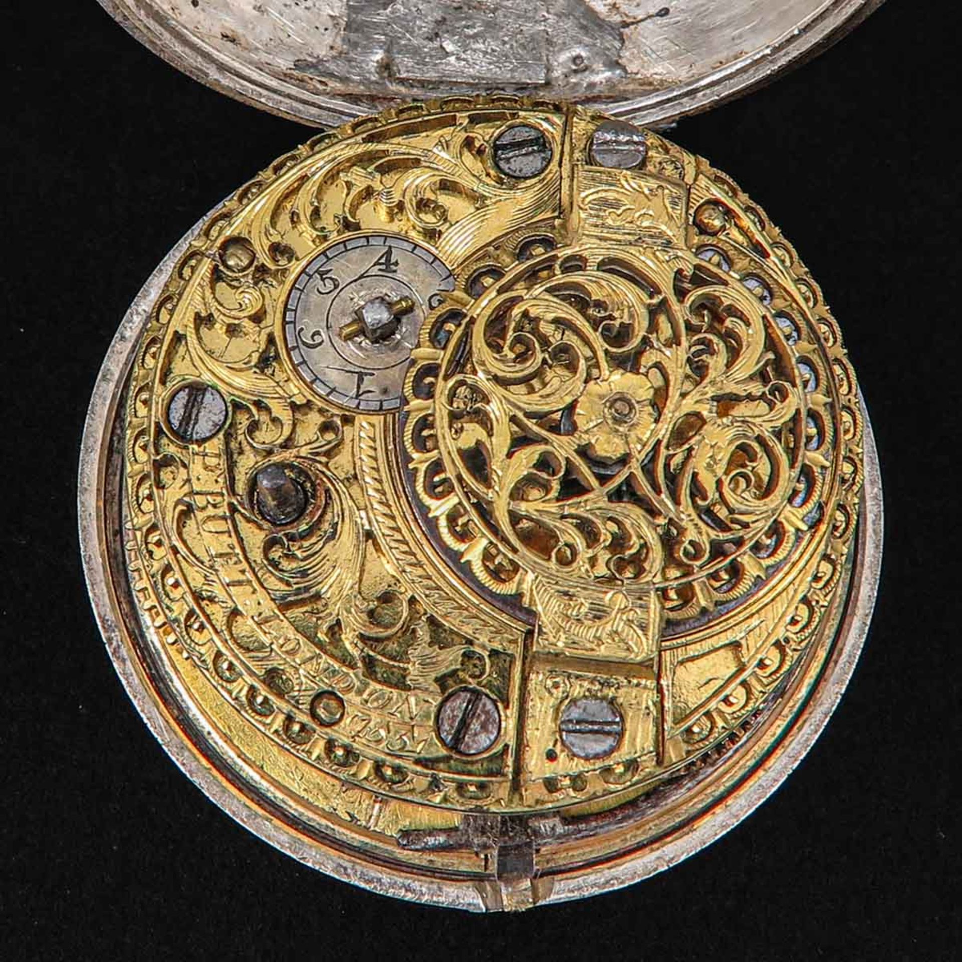 A Silver Pocket Watch Signed P. Butt London - Bild 6 aus 9