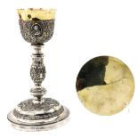 A Gold Plated Silver Chalice