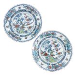 A Pair of Doucai Decor Plates