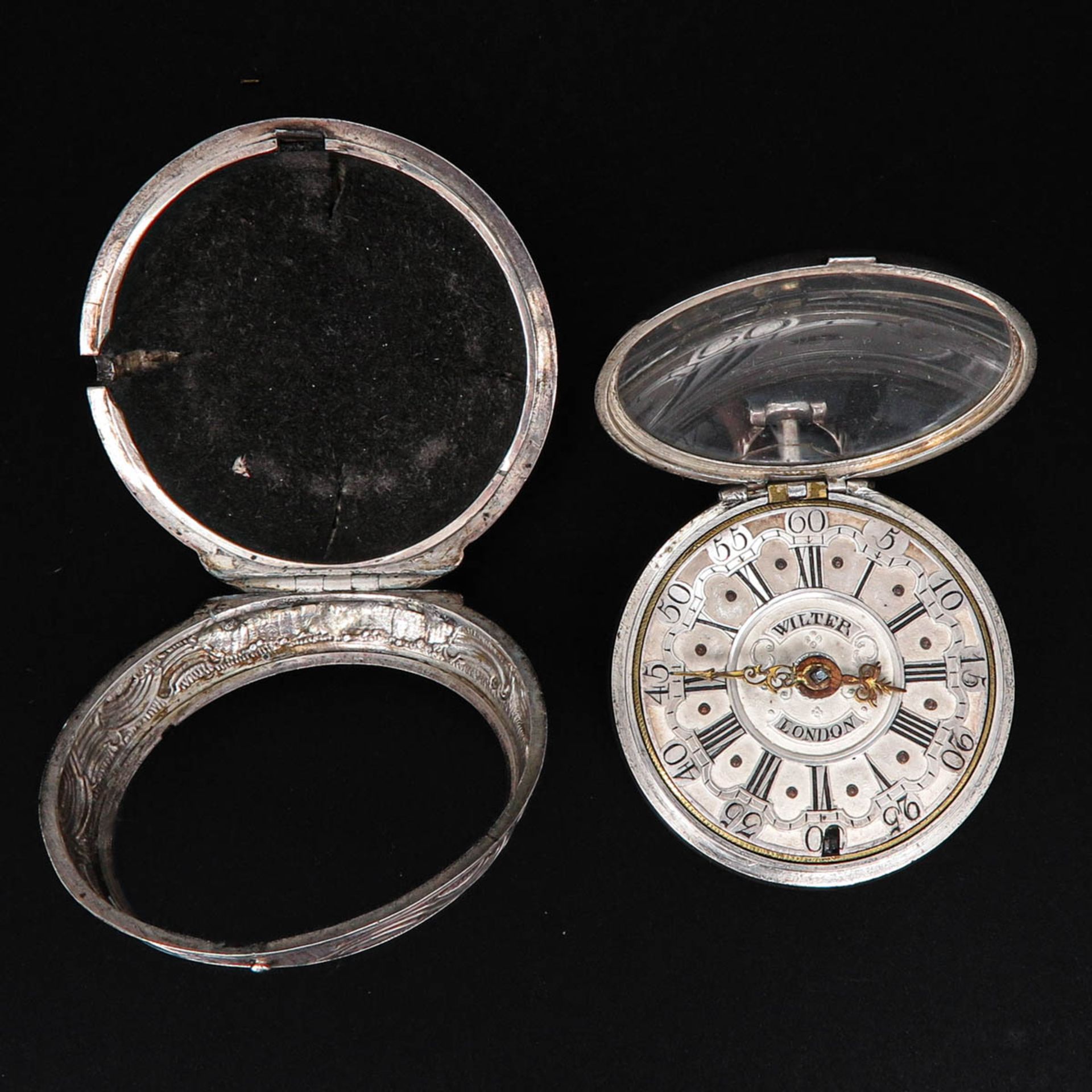 A Silver Pocket Watch Signed John Witter London Circa 1740 - Bild 2 aus 9