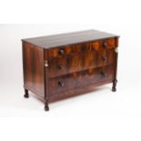 An Empire style chest of drawers