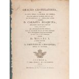 Frei Fortunato de São Boaventura (1777-1844)"Oração Gratuloria..." pelo regresso de D. Miguel I
