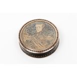 A snuff box with portrait of King Miguel I