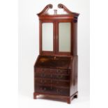 A George III bureau bookcase