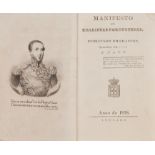 João da Cunha Neves de Carvalho Portugal (1784-1856)A rare copy of the "Manifesto dos Realistas Por