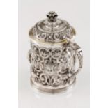 An important tankard with cover from the collection of King Fernando II (1816-1885)