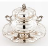 A tureen with platter