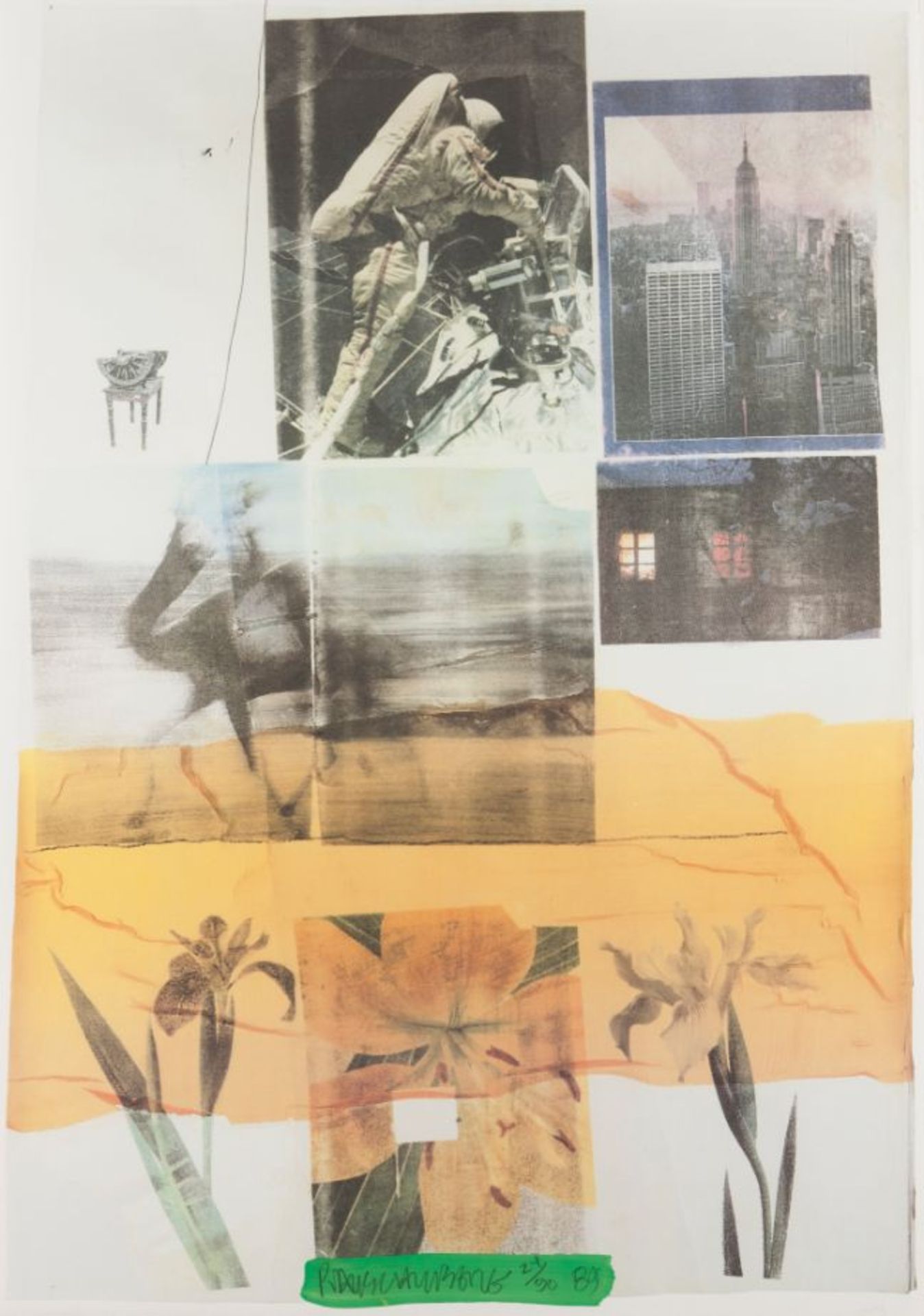 Robert Rauschenberg (1925-2008) "L'autre monde"