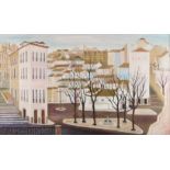 Carlos Botelho (1899-1982) "Lisboa - Composição IV"