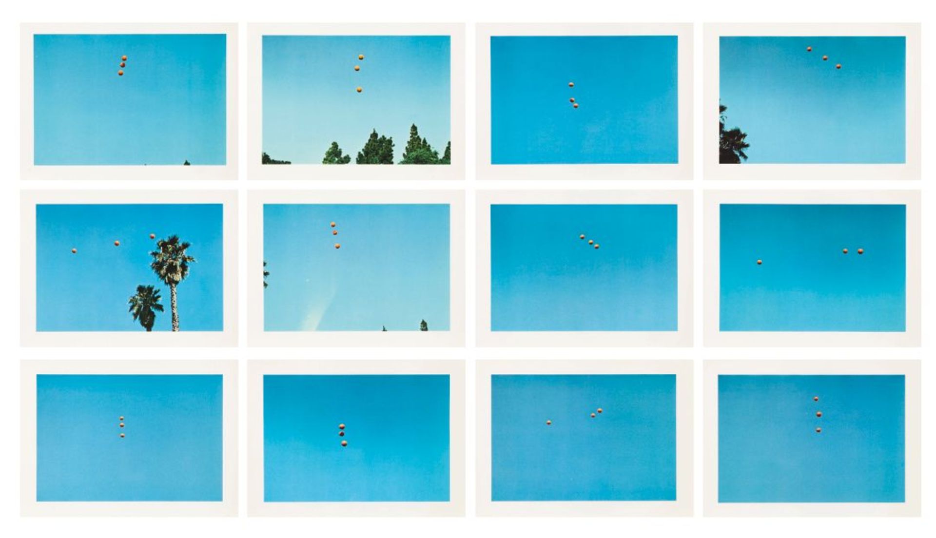 John Baldessari (1931-2020) "Throwing Three Balls in the Air to Get a Straight Line (Best of Thirty-