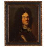 Dutch school, 17th centuryPortrait of gentlemen Two oils on canvas One canvas inscribed to back