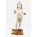 The Child Jesus "Salvator Mundi"A rare Hispano-Philippine carved ivory sculpture The Child