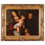 Italian school, 17th / 18th centuryThe Virgin Mary with The Child Jesus, John The Baptist and