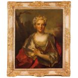 French school, 18th / 19th centuryPortrait of a lady Oil on canvas81x65 cm