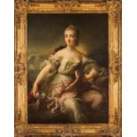 French schools, 18th centuryPortrait of a Lady Oil on canvas in the style of Jen-marc Nattier (