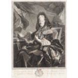 Marie d'Orleans-Longueville, Duchess of Nemours (1625-1707)Black print on paper Drawing by Hyacinthe