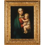 Portuguese school 19th centuryOur Lady with the Child Oil on canvas82x58 cm