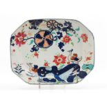 A “Tobacco-Leaf” serving platter Export porcelain Polychrome “Famille Rose” enamelled decoration