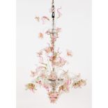 A six branch Venetian chandelier