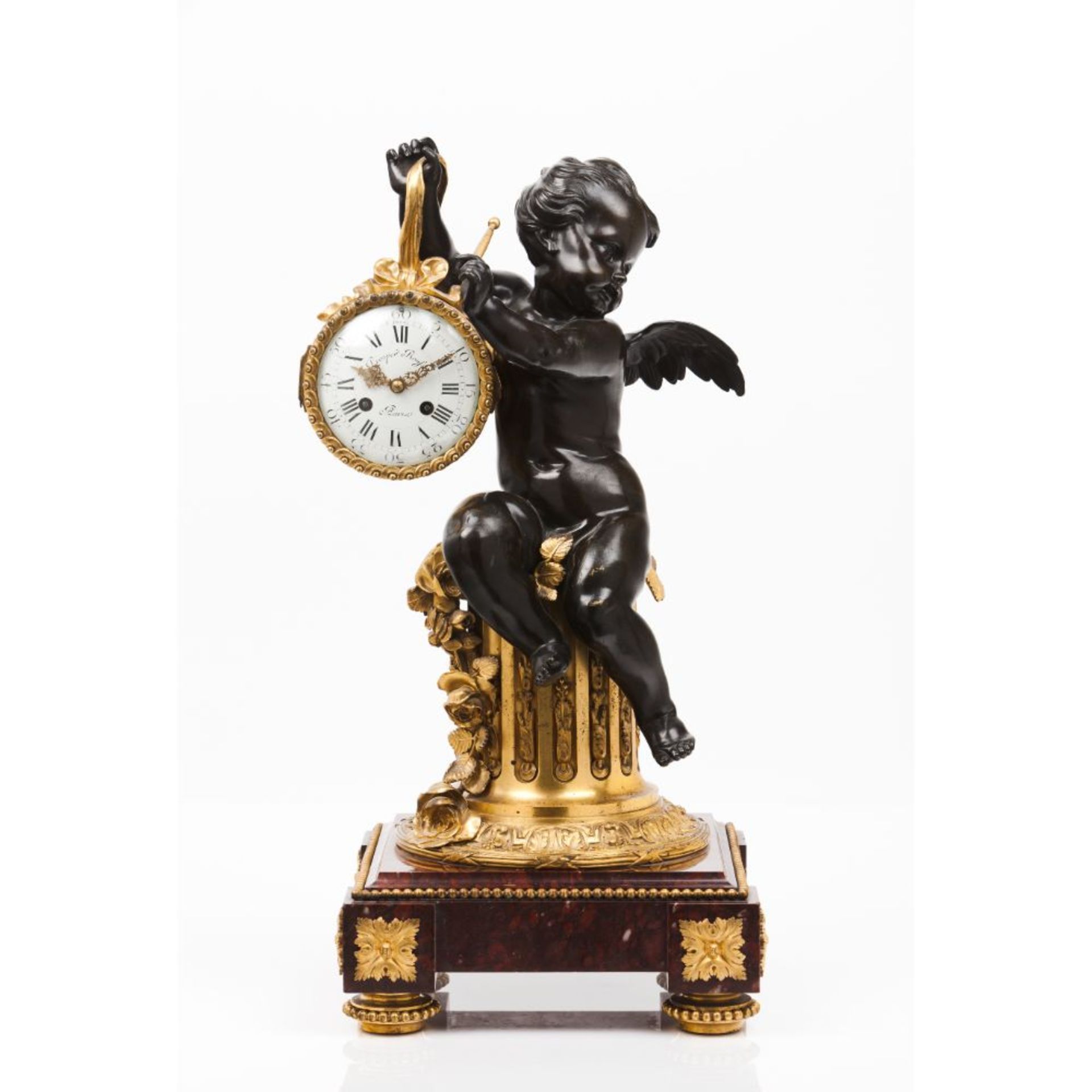 A Prosper Roussel table top clock